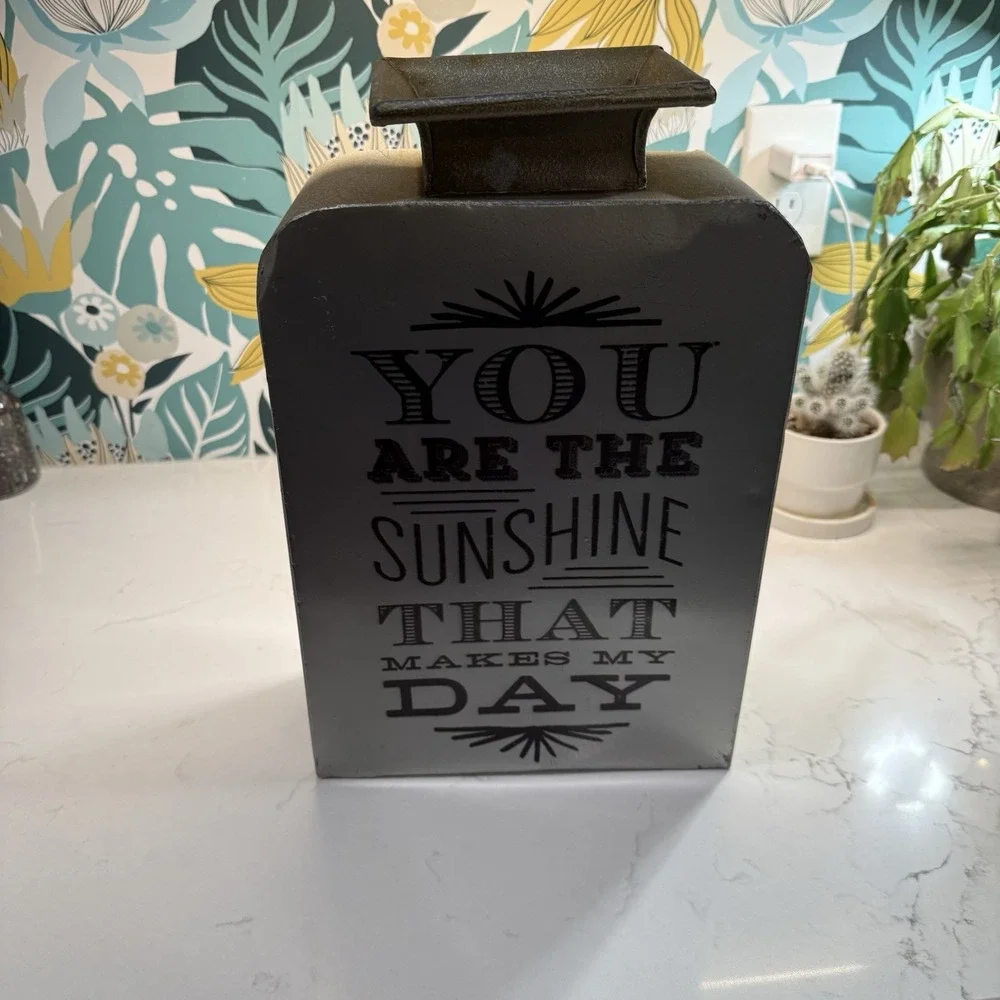 You Are The Sunshine That Makes‎ My Day Large Tin Decor Home Goods